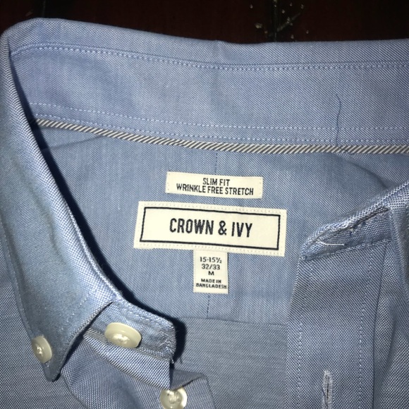 Crown and ivy men’s button down - Picture 2 of 2